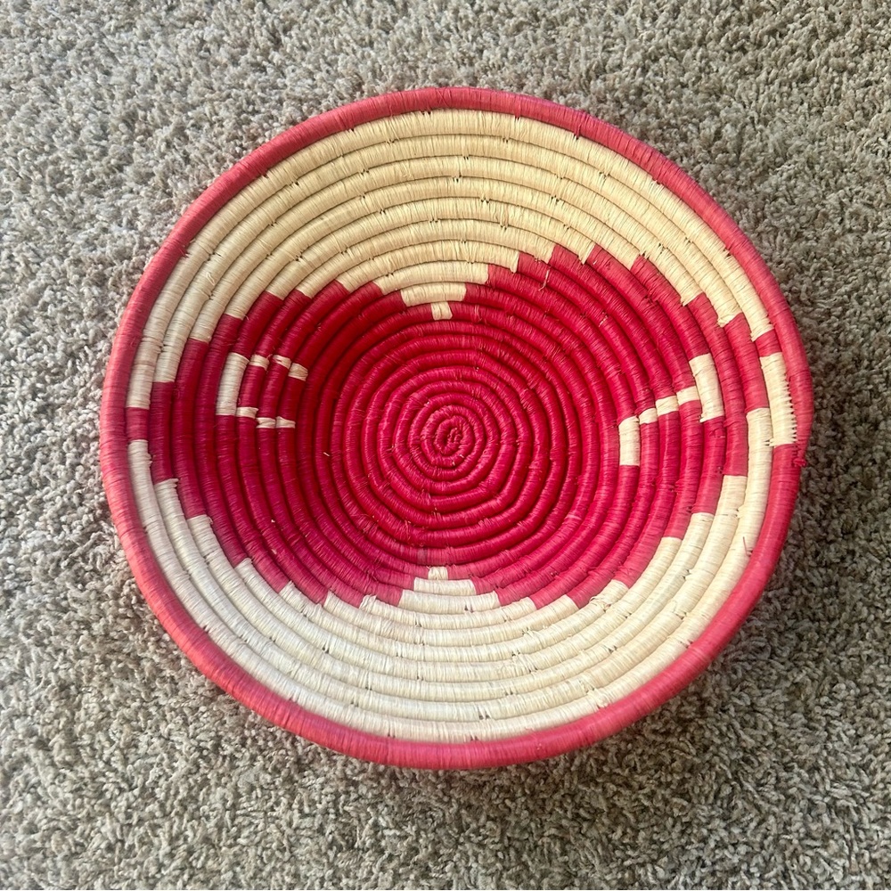 African Handwoven Bowl